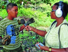 Radio programme on site with SSA members