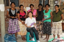 Shoe makers from Maha oya area