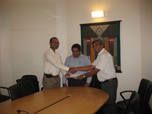 Signing the agreement of the Regional initiative on Living resources of Gulf of Mannar between India and Sri Lanka 